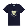 HG Boy's "GOOD TIMES" Printed Memorable T-Shirt - Navy
