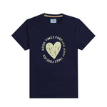 HG Boy's "GOOD TIMES" Printed Memorable T-Shirt - Navy