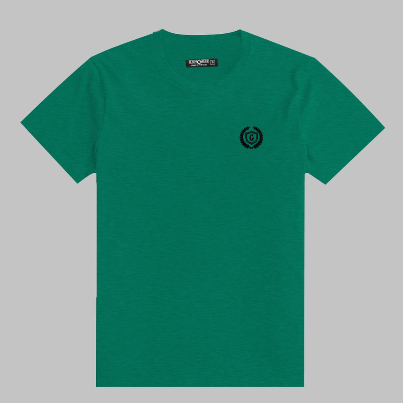 Men's Signature Emb. Round Neck Tee Shirt - Green