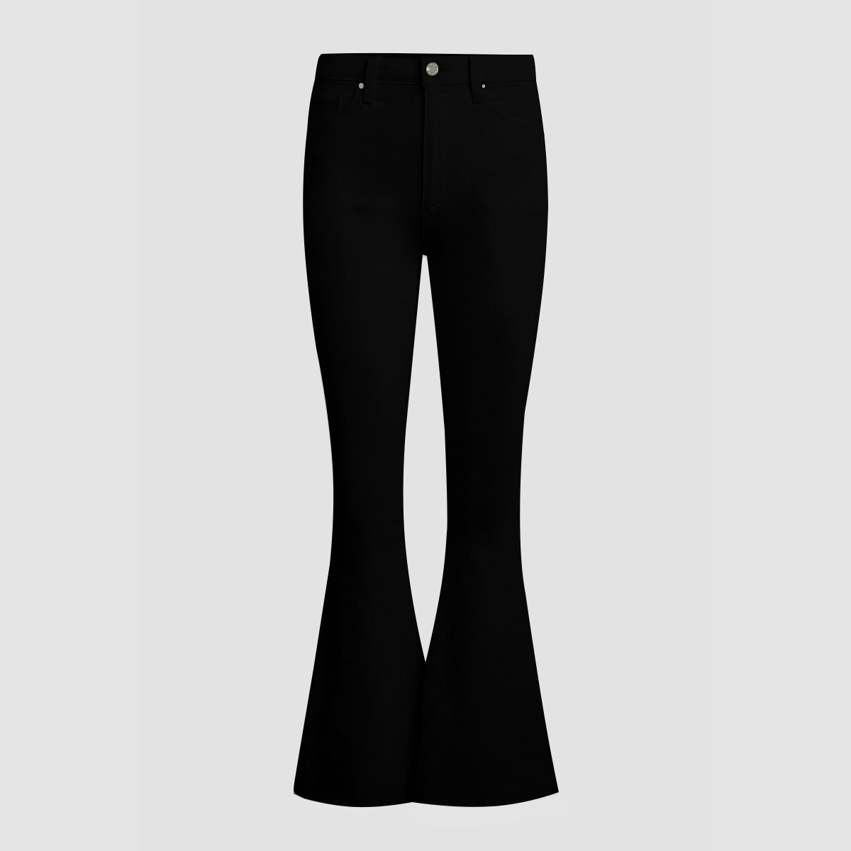 Women's High Waist Boot Cut Flare Jeans - Black