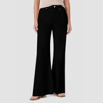 Women's High Waist Flare Cut Jeans - Black