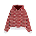 Women's Polka dot Exclusive Hoodie - Red