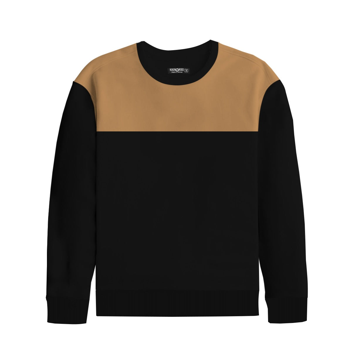 Men's Combo Sweat Shirt - Mustered Black