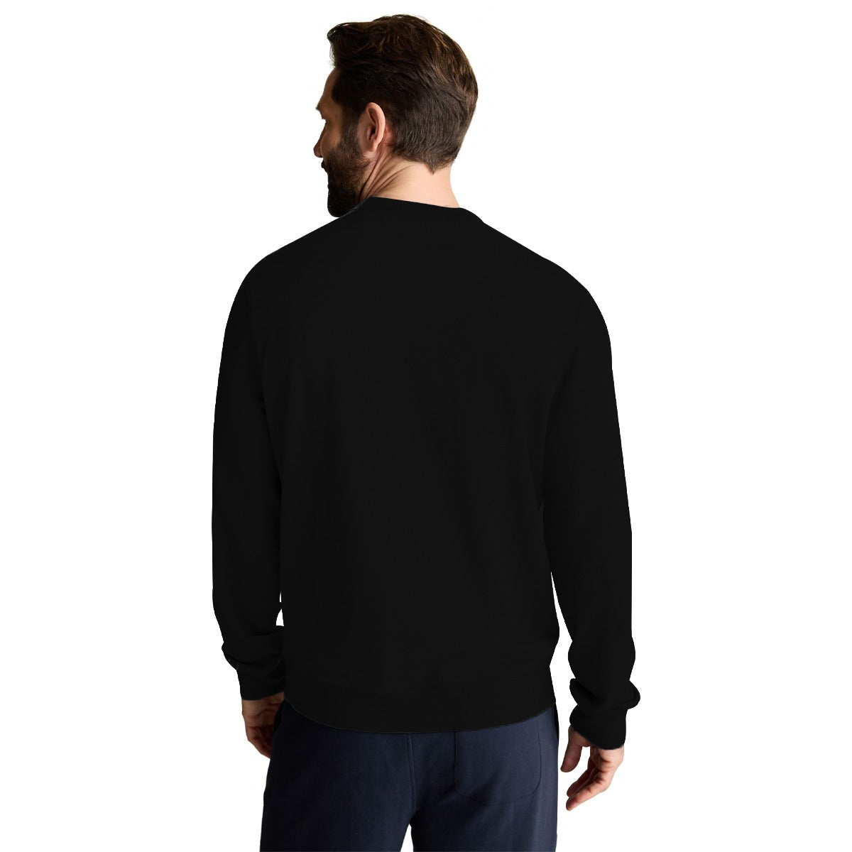 Men's Combo Sweat Shirt - Mustered Black