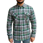 Men's Double Pocket Exclusive Check Casual Shirt