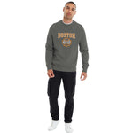 Men's Graphic Printed Sweat Shirt - Smoke Gray