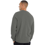 Men's Graphic Printed Sweat Shirt - Smoke Gray
