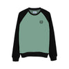 HG Raglan Fleece Sweat Shirt - Shadow Green  (Minor Fault)