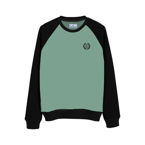 HG Raglan Fleece Sweat Shirt - Shadow Green  (Minor Fault)