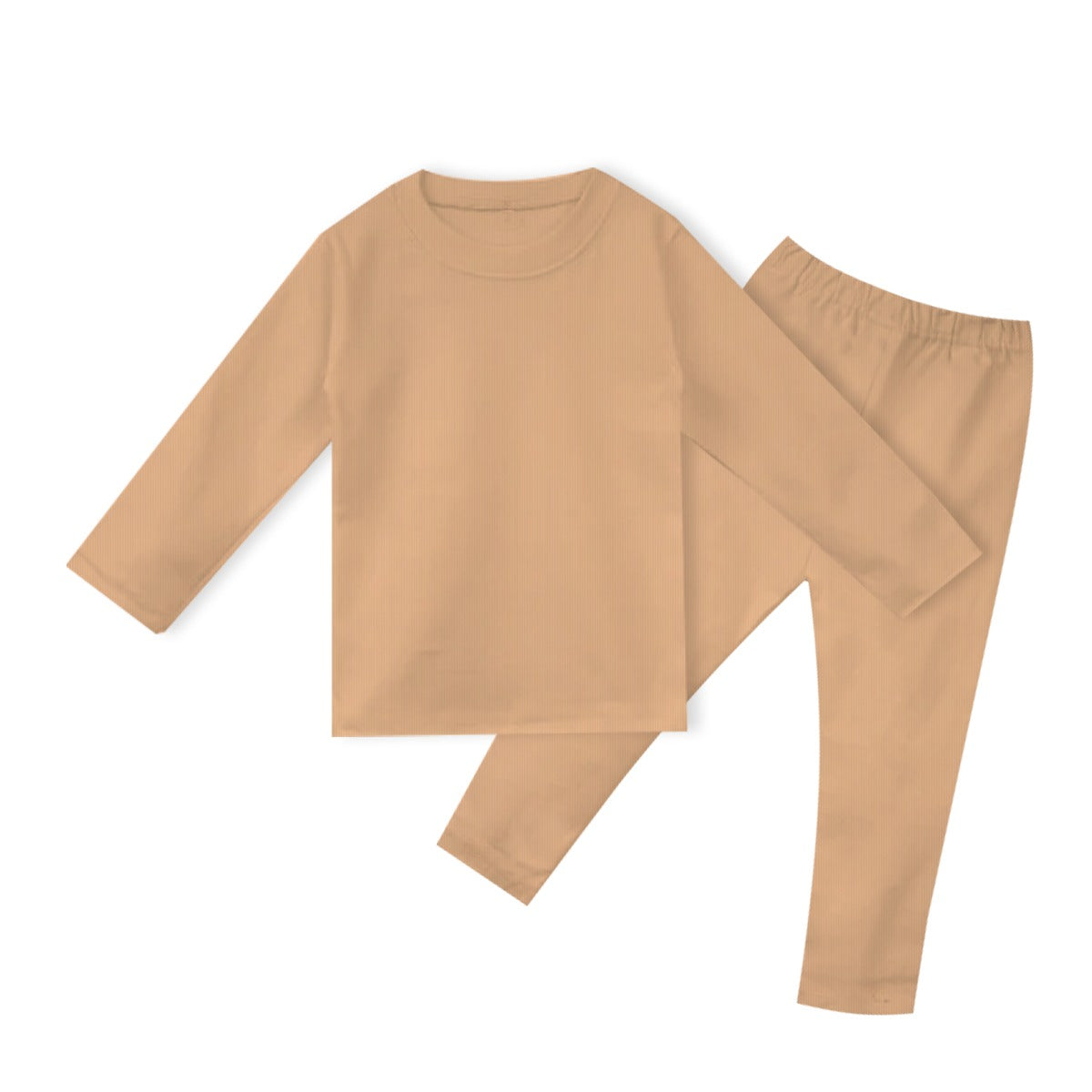 Kid's Rib Inner Suit - Skin Yellow