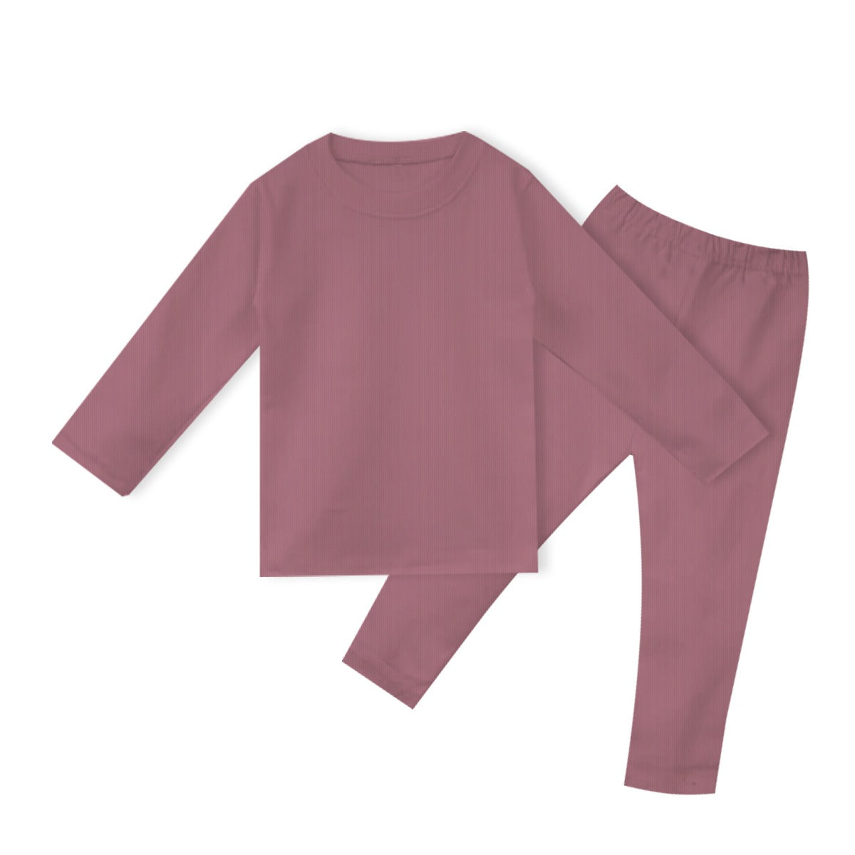 Kid's Rib Inner Suit - Burgundy