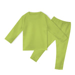 Kid's Rib Inner Suit - Parrot Green