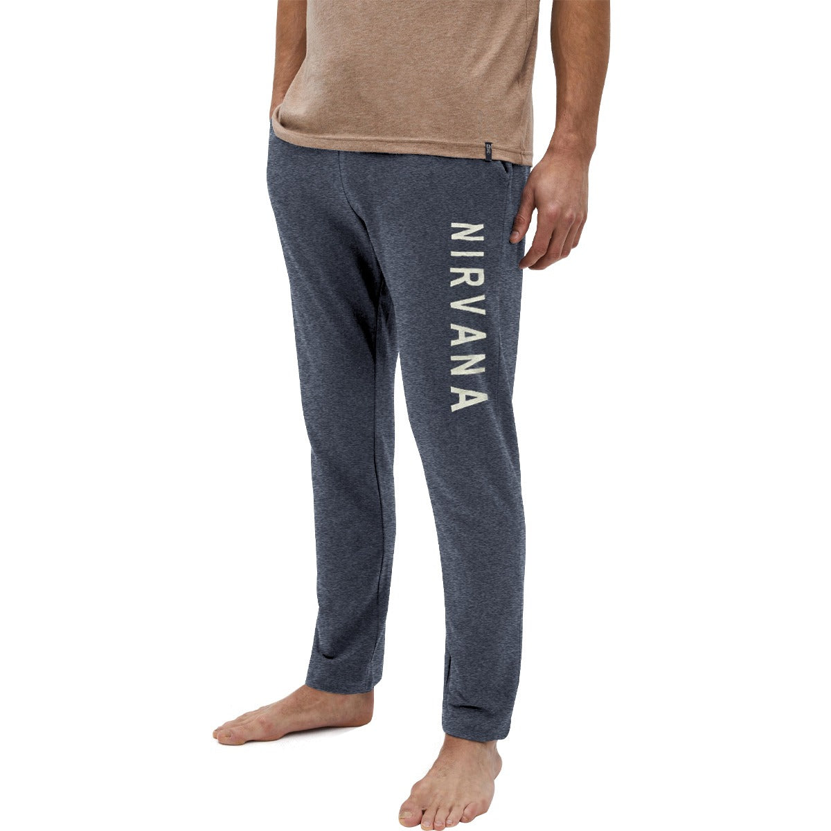 Men's Signature Printed Trouser - Mélange Gray
