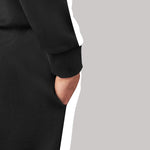 Men's Polyester Tracksuit for Winter - Black
