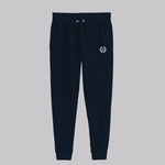 Men's Close Bottom Ripple Fleece Joggar Trouser - Navy