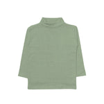 Kid's High Neck Rib Inner Suit - Sea Green