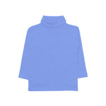 Kid's High Neck Rib Inner Suit - Sky Blue
