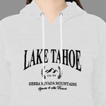 Women's "Lake Tahoe" Printed Hoodie - Black