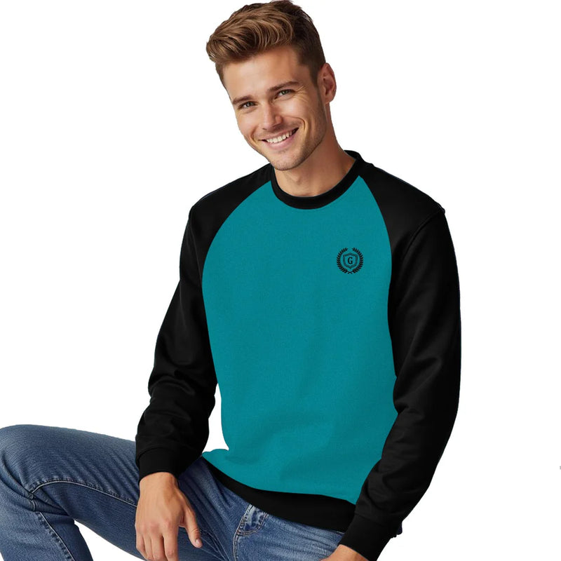 HG Raglan Fleece Sweat Shirt - Zink  (Minor Fault)