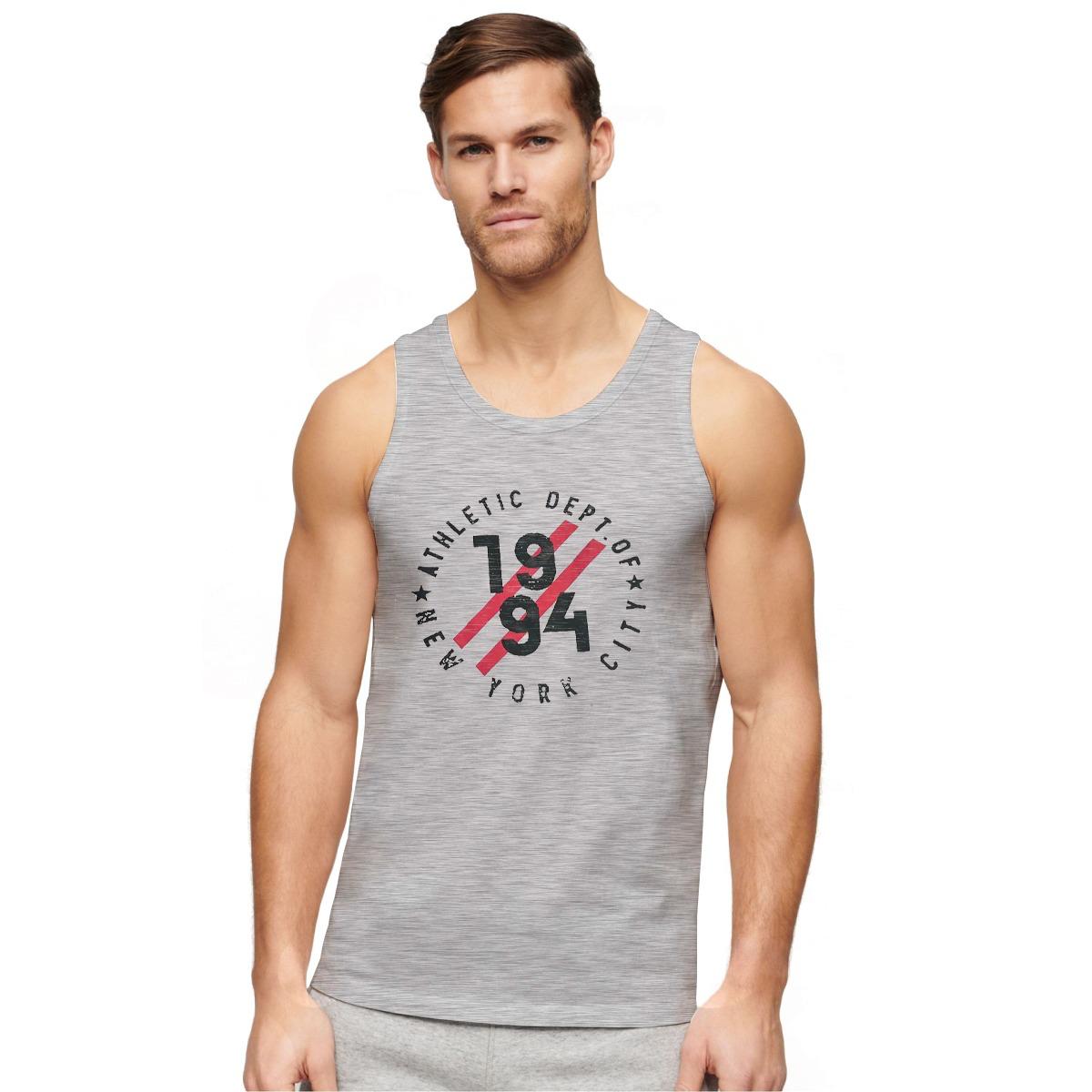 HG Printed ActiveFit Sleeveless Vest - Hyder Gray