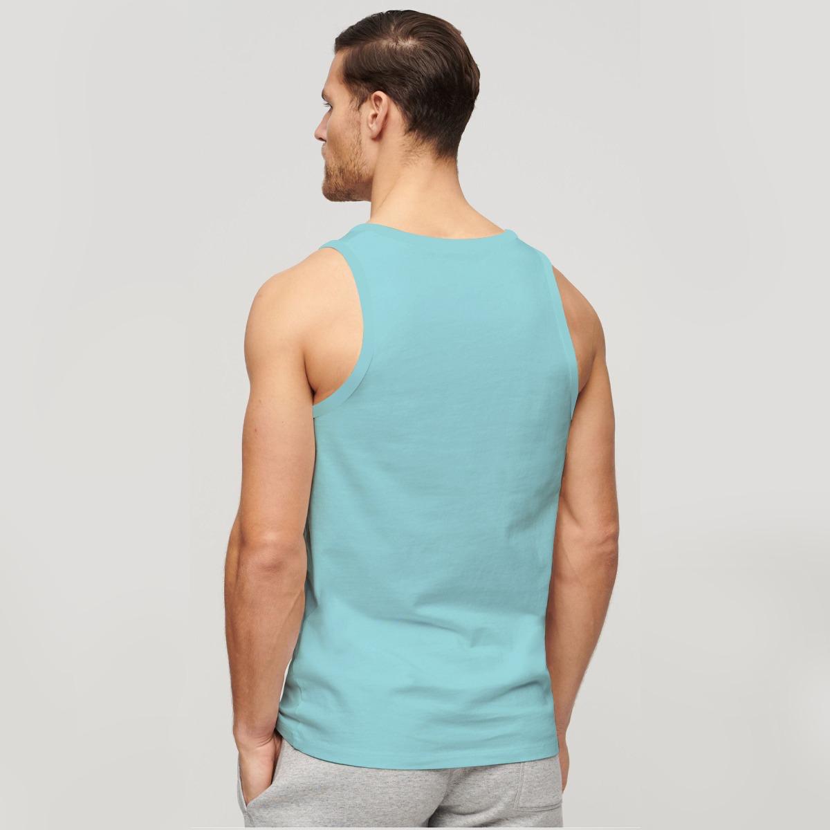 HG "Finish Strong" Printed ActiveFit Sleeveless Vest - Sea Green