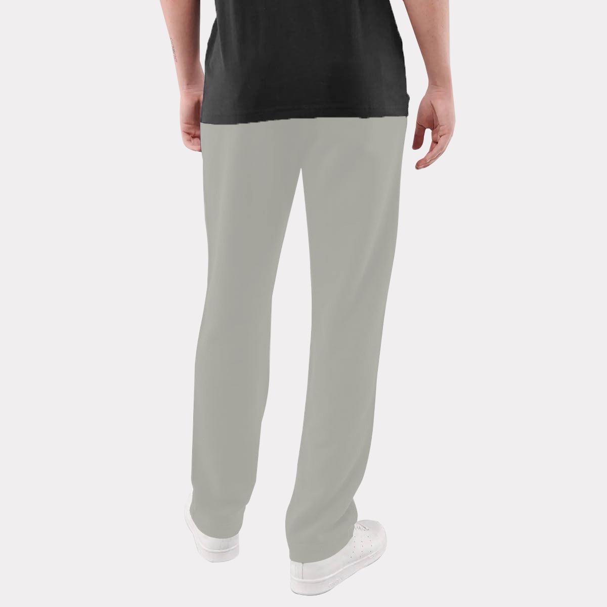 Super Soft Cotton Terry Trouser - Silver Gray