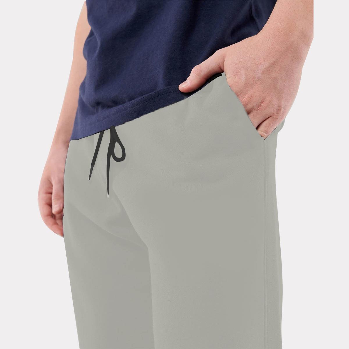 Super Soft Cotton Terry Trouser - Silver Gray