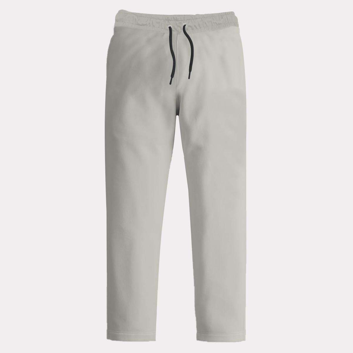 Super Soft Cotton Terry Trouser - Silver Gray