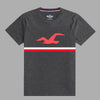 HLSTR CHARCOAL GRAY STYLISH TEE