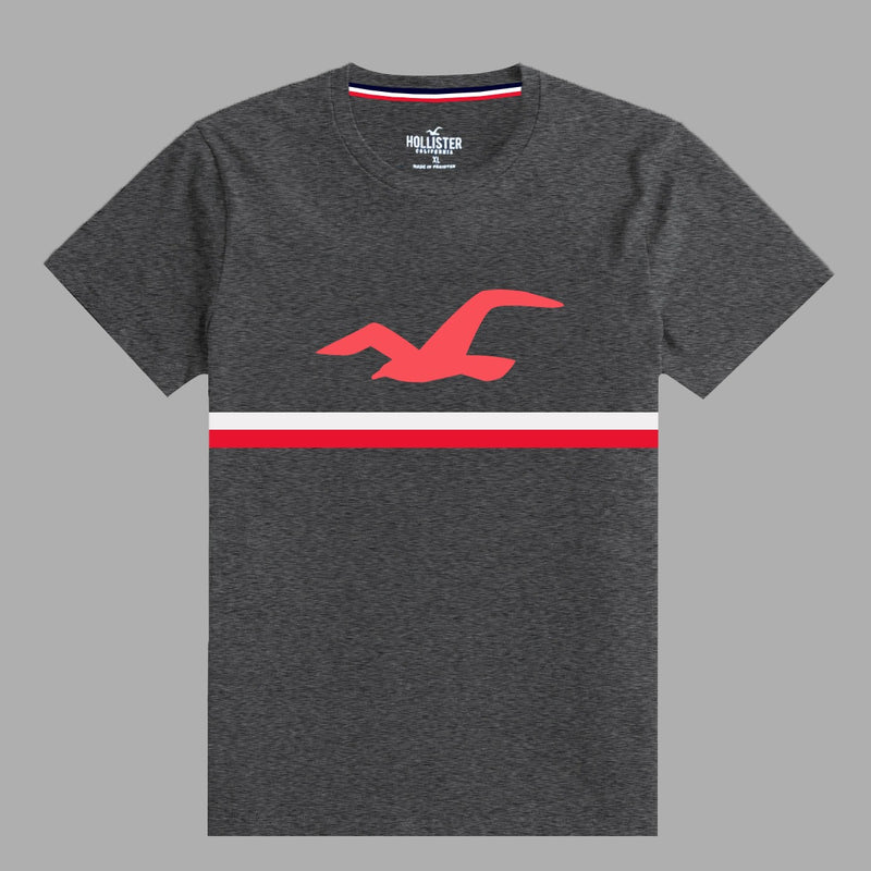 HLSTR CHARCOAL GRAY STYLISH TEE