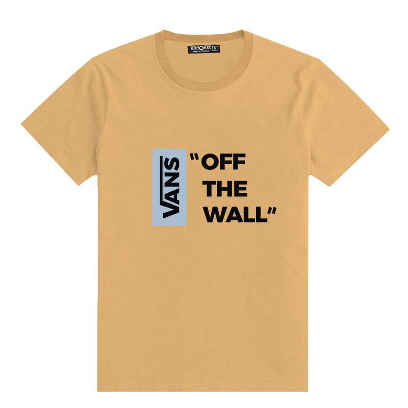 Exclusive " VANS " Printed Tee Shirt - Laser Brown