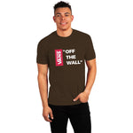 Exclusive " VANS " Printed Tee Shirt - Choco Brown