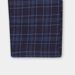 Men Cargo Casual Check Trouser - Navy