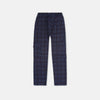 Men Cargo Casual Check Trouser - Navy