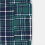 Men Cargo Casual Check Trouser - Green