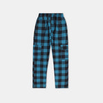 Men Cargo Casual Check Trouser - Blue Box