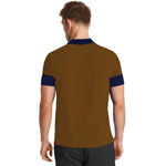 Signature Emb Luxury Panel Polo - Mustered Navy