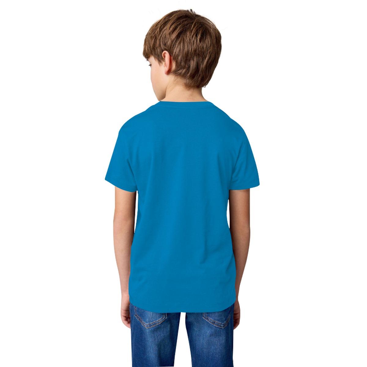 Boy's NKE Emb. Plain T-Shirt - Blue