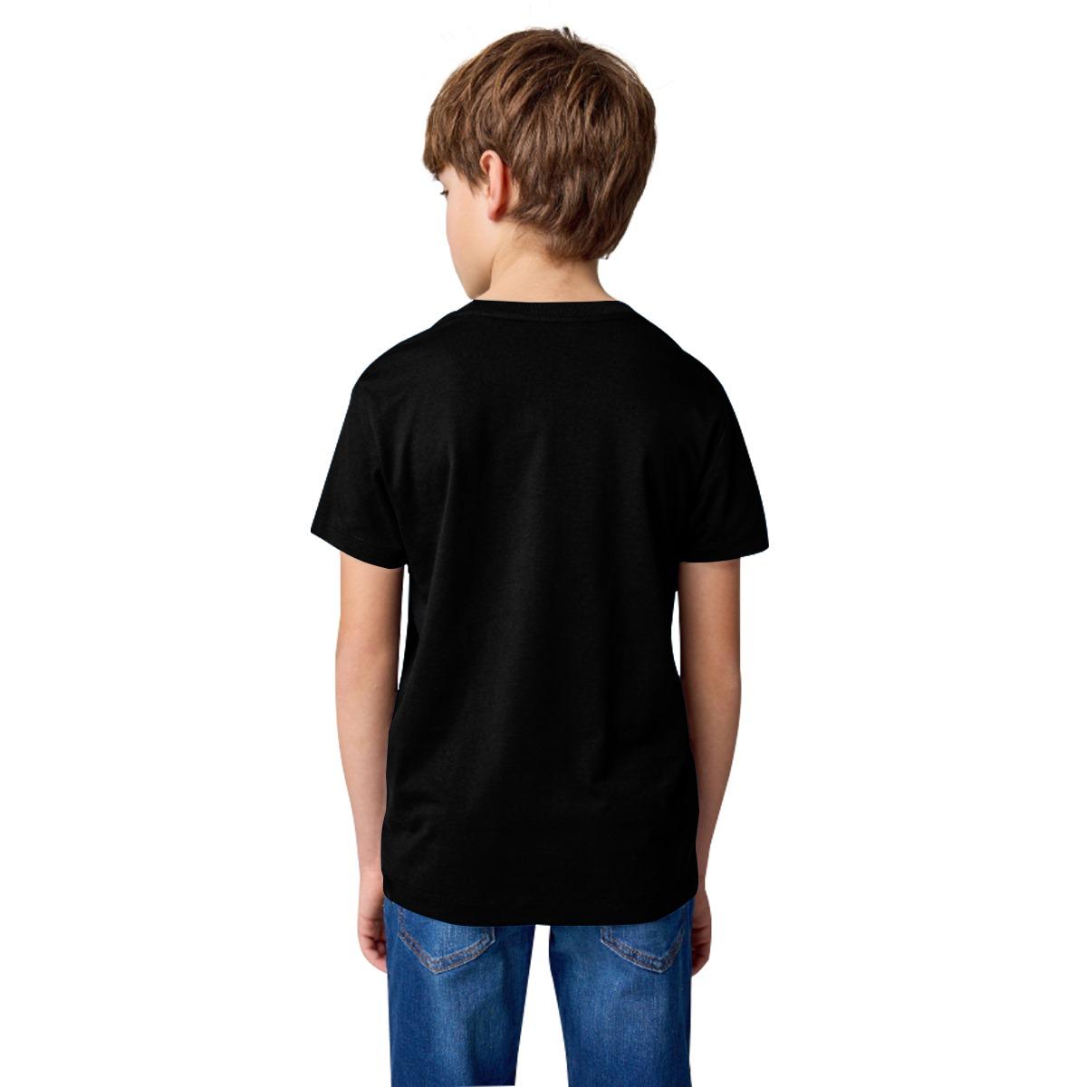 Boy's NKE Emb. Plain T-Shirt - Black