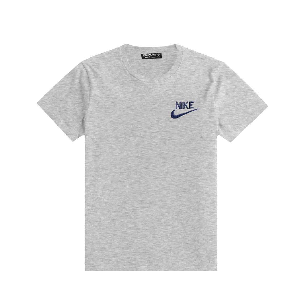 Boy's NKE Emb. Plain T-Shirt - Hyder Gray
