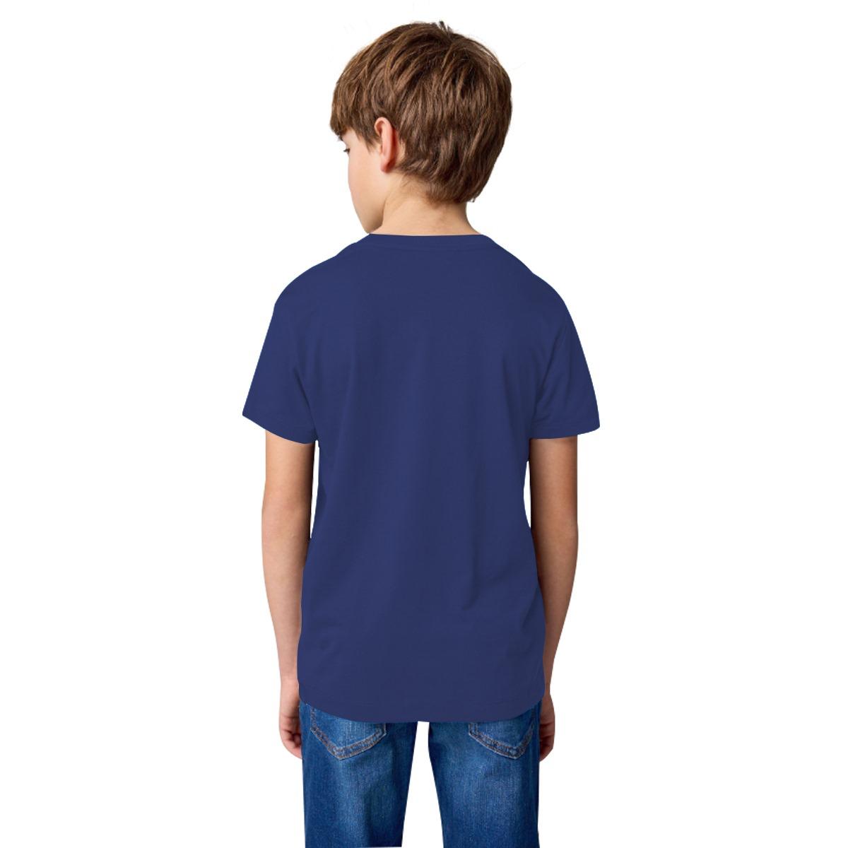 Boy's NKE Emb. Plain T-Shirt - Navy Blue