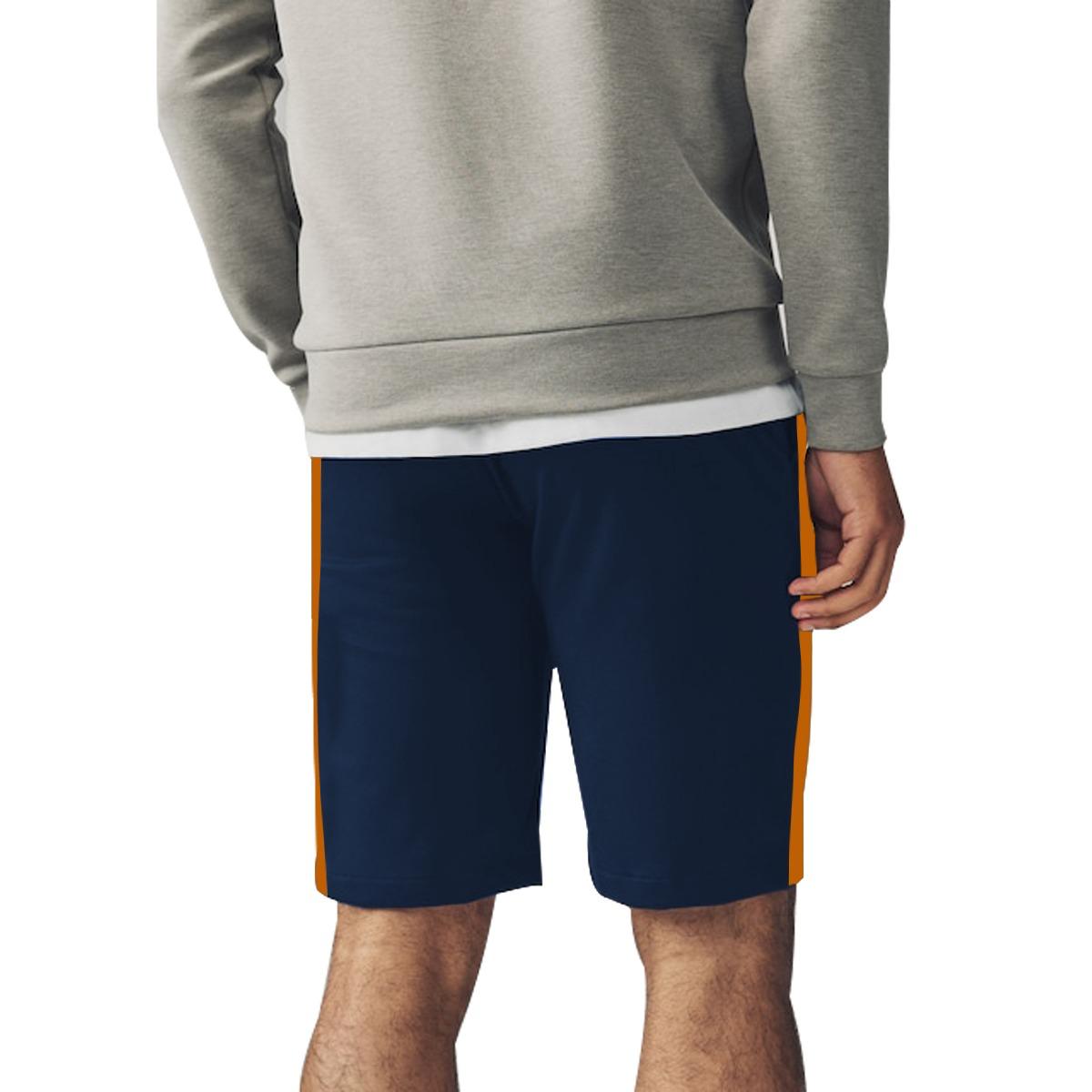 Men Two Quarter Summer Shorts - Dark Blue