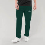 French Terry Cotton Summer Trouser - Bottle Green