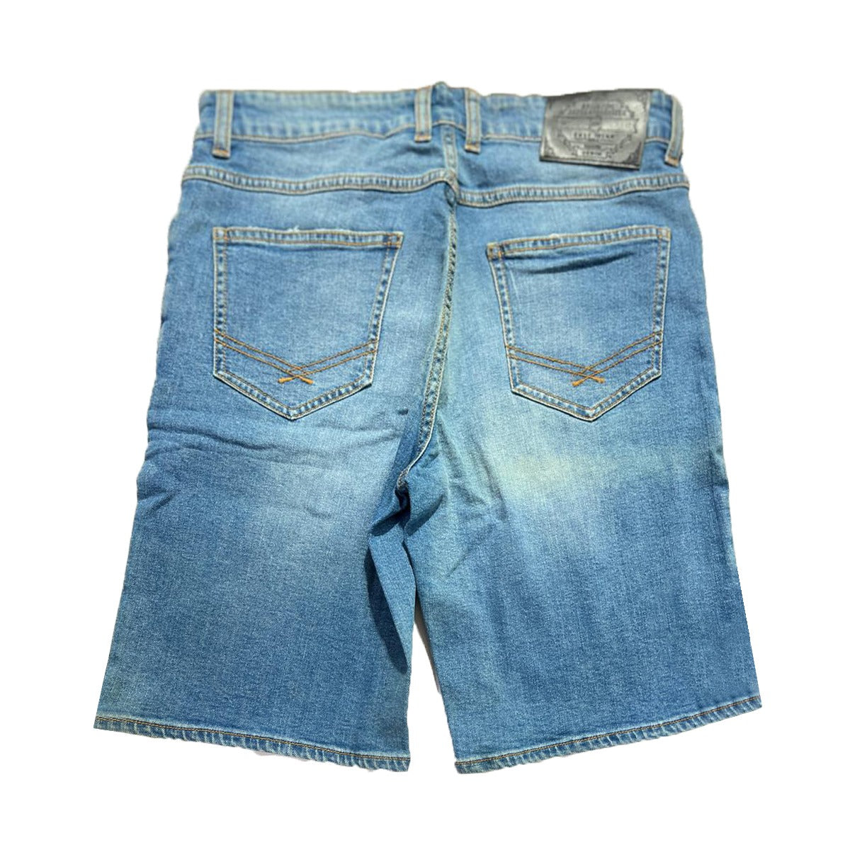 Stretchable Two Quarter Men Denim Shorts