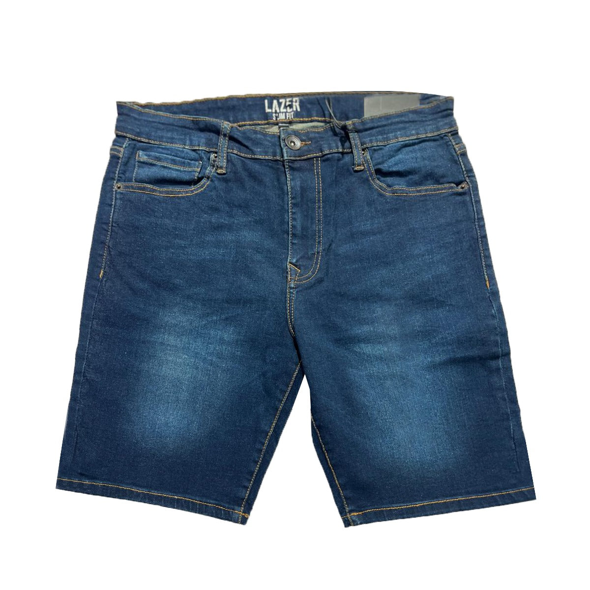 Stretchable Two Quarter Men Denim Shorts