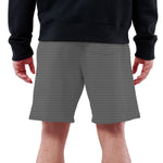 Men's Branded Zipper Pocket Two Quarter Shorts - Natural Gray
