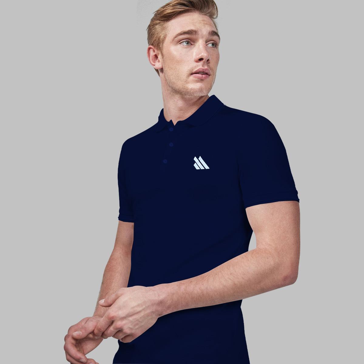 West Line Men's Polo Shirt - Navy