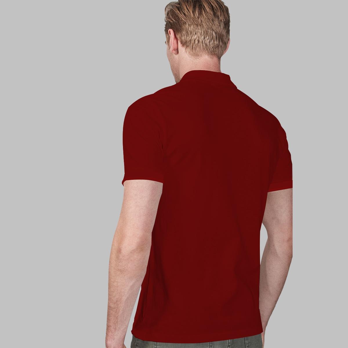 West Line Men's Polo Shirt - Maroon