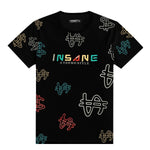 Boy's $ Graphic Printed Tee Shirt - Black