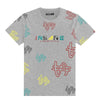 Boy's $ Graphic Printed Tee Shirt - Gray